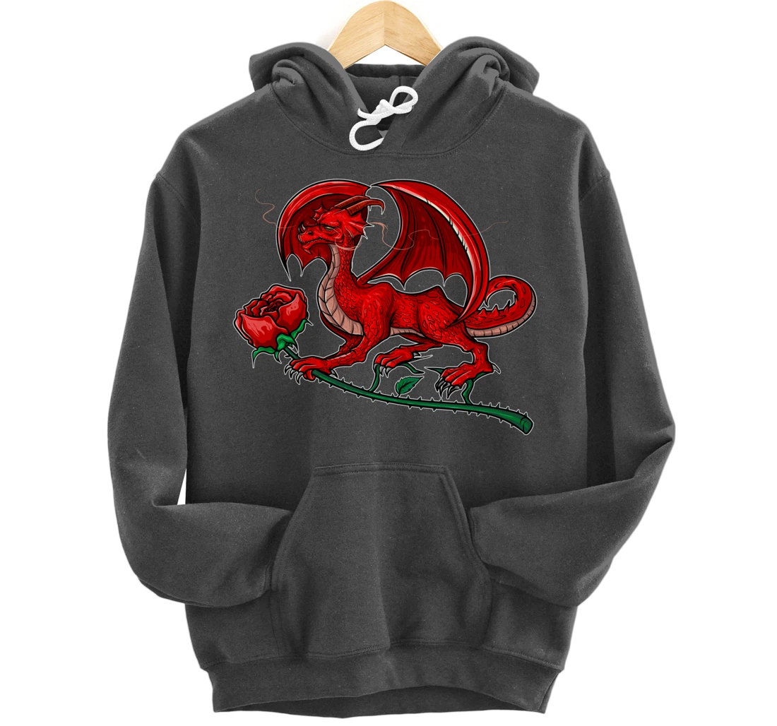 Dragon Fantasy Mythical Dragon Lover Pullover Hoodie