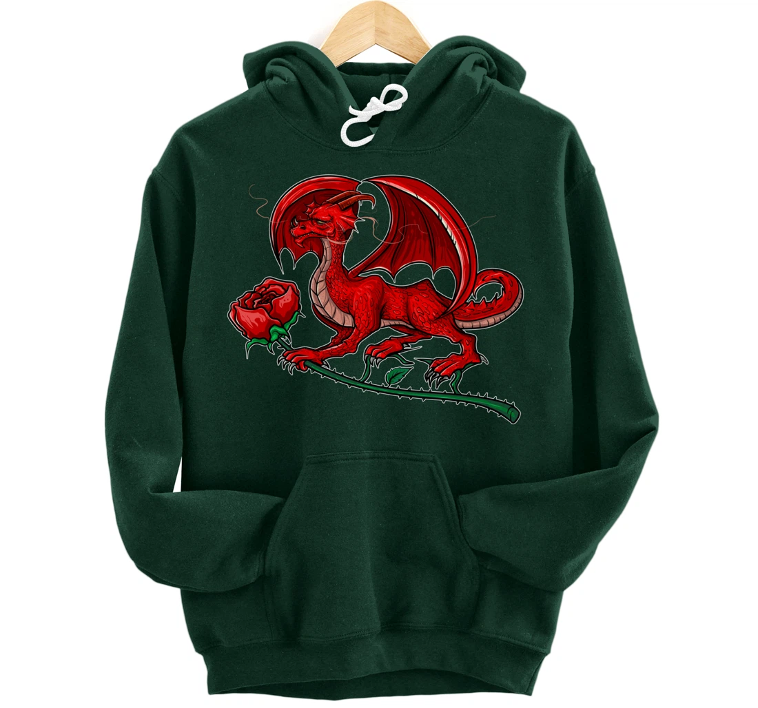 Dragon Fantasy Mythical Dragon Lover Pullover Hoodie