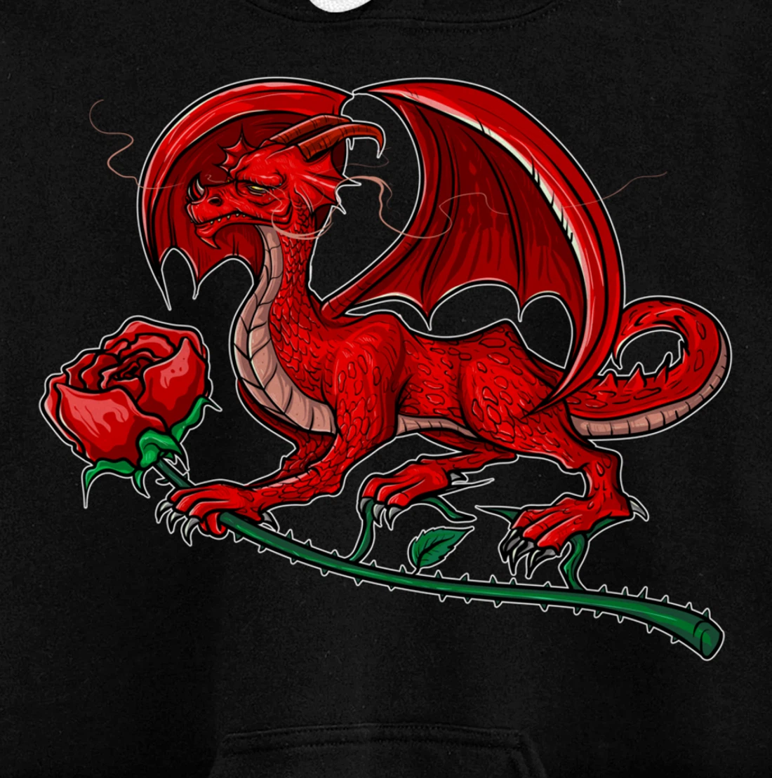 Dragon Fantasy Mythical Dragon Lover Pullover Hoodie