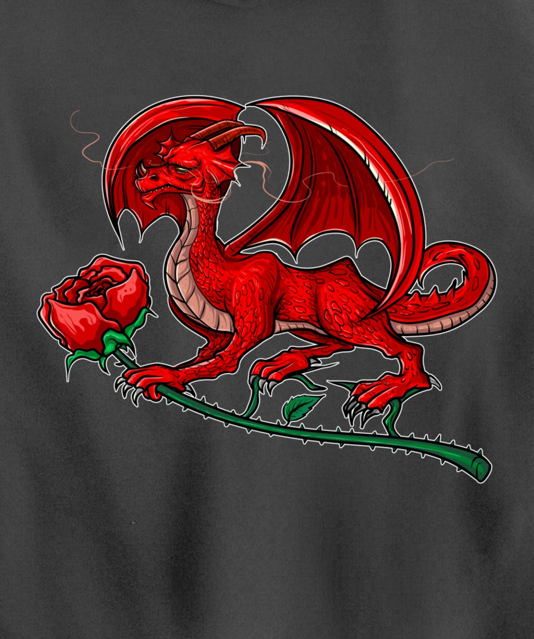 Dragon Fantasy Mythical Dragon Lover Pullover Hoodie