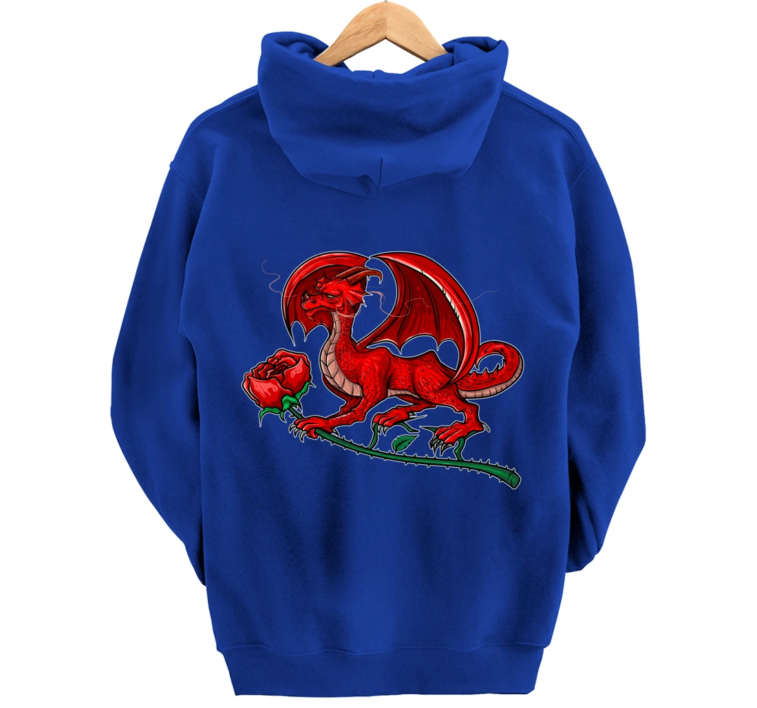 Dragon Fantasy Mythical Dragon Lover Pullover Hoodie