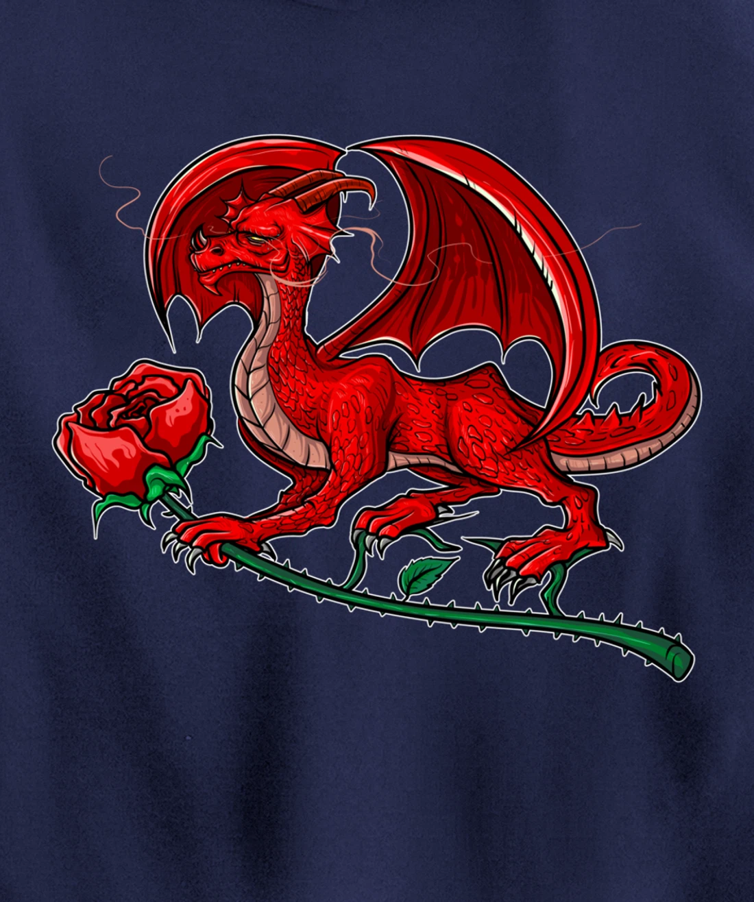 Dragon Fantasy Mythical Dragon Lover Pullover Hoodie