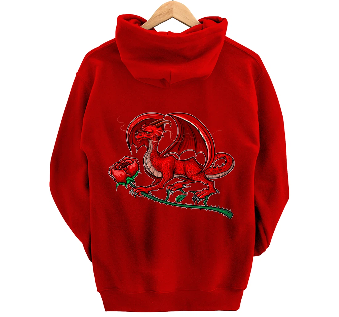 Dragon Fantasy Mythical Dragon Lover Pullover Hoodie