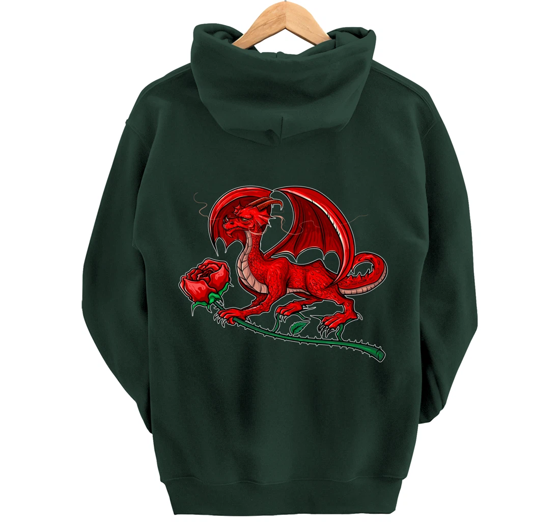 Dragon Fantasy Mythical Dragon Lover Pullover Hoodie