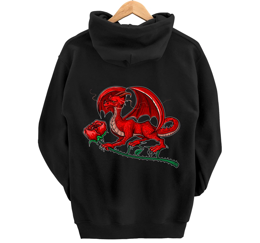 Dragon Fantasy Mythical Dragon Lover Pullover Hoodie