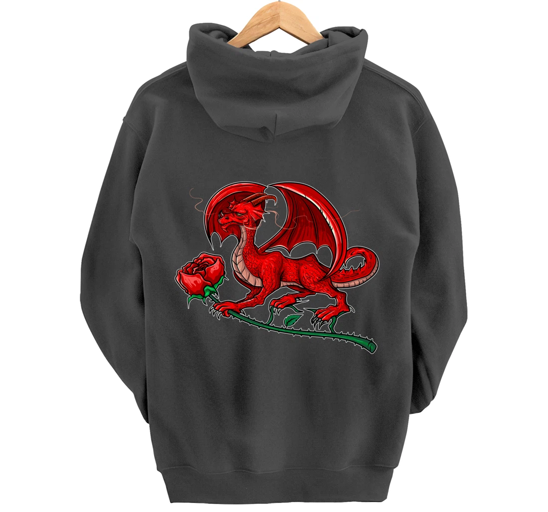 Dragon Fantasy Mythical Dragon Lover Pullover Hoodie