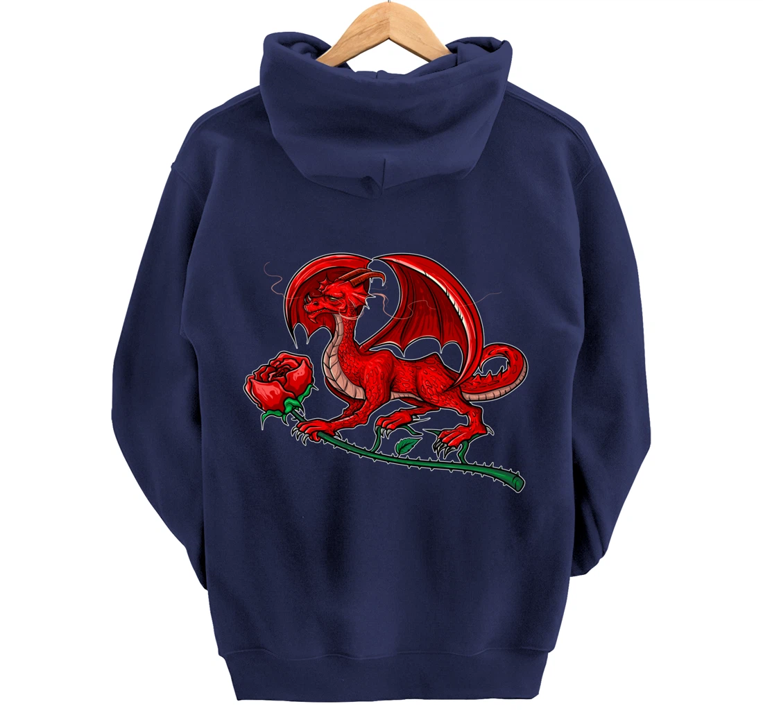 Dragon Fantasy Mythical Dragon Lover Pullover Hoodie
