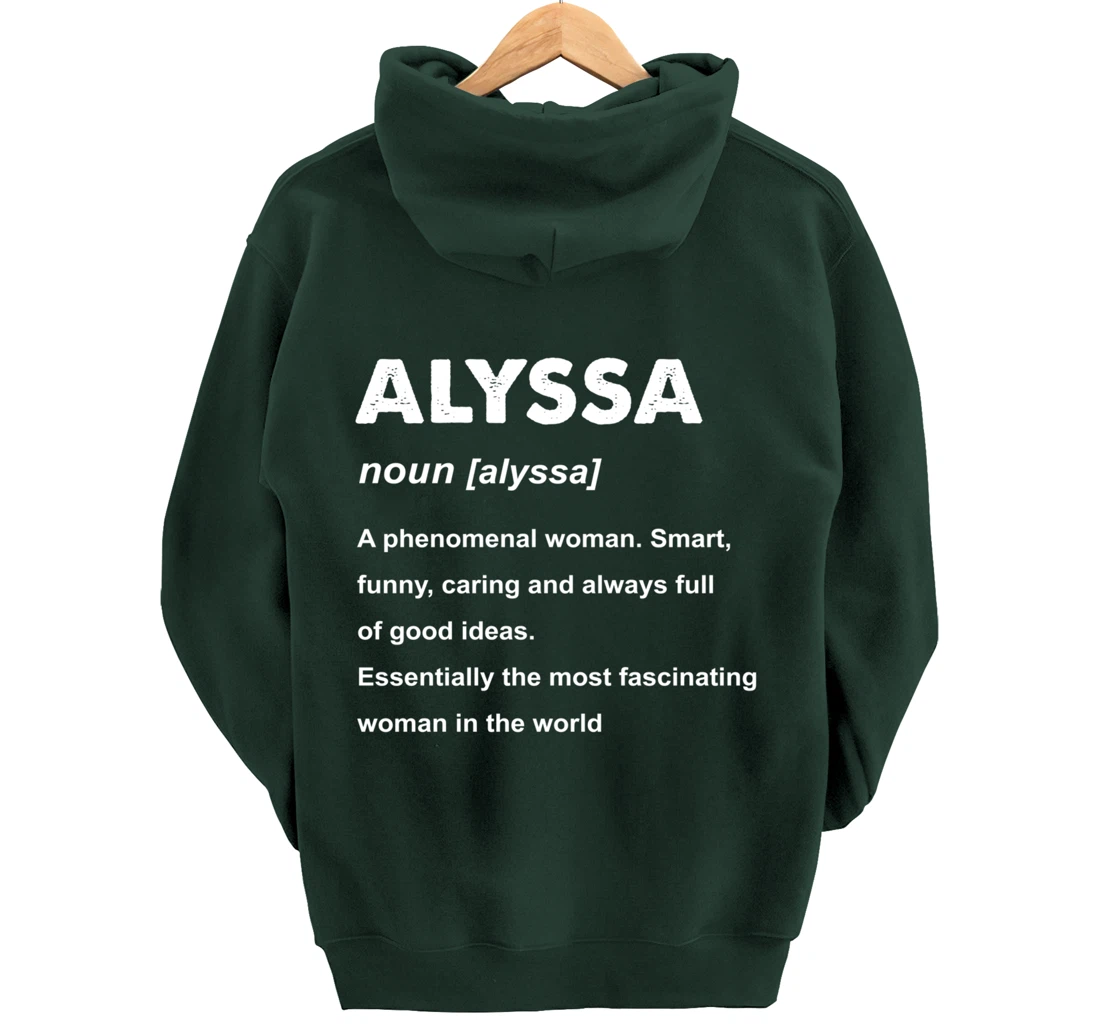 Alyssa Name Pullover Hoodie