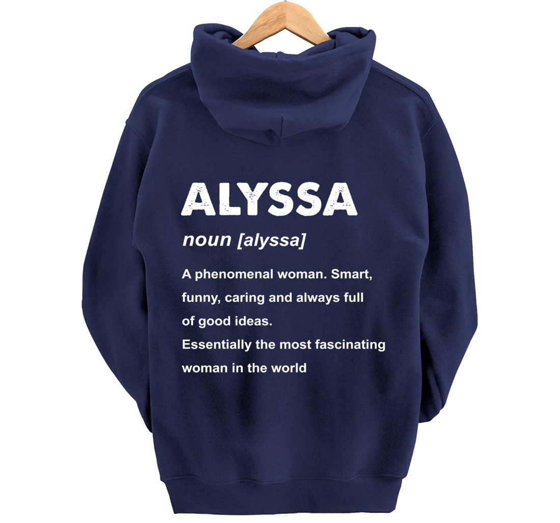 Alyssa Name Pullover Hoodie
