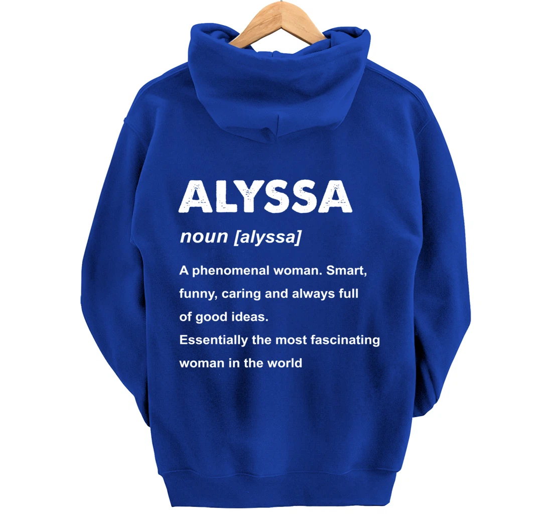 Alyssa Name Pullover Hoodie