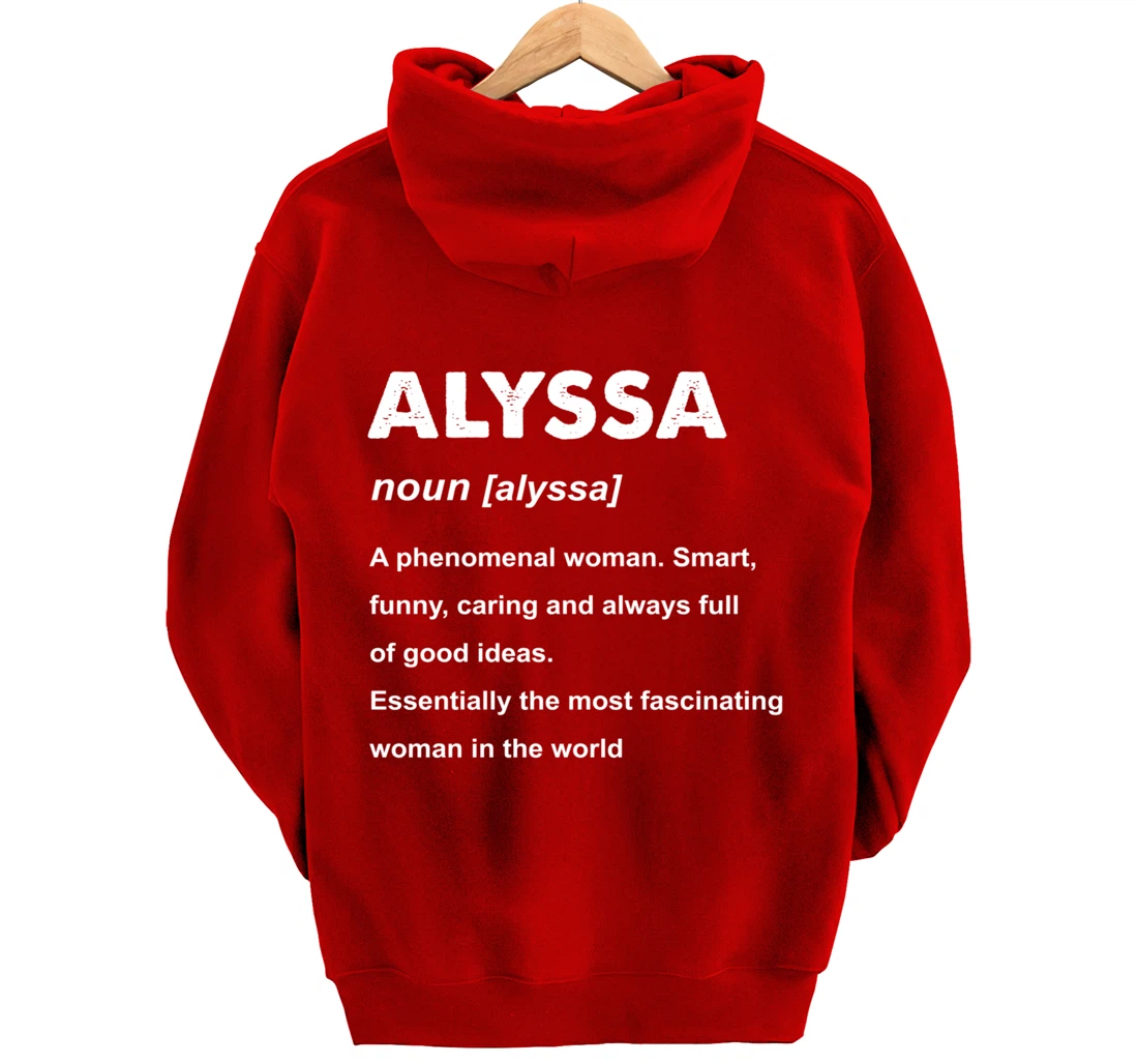 Alyssa Name Pullover Hoodie