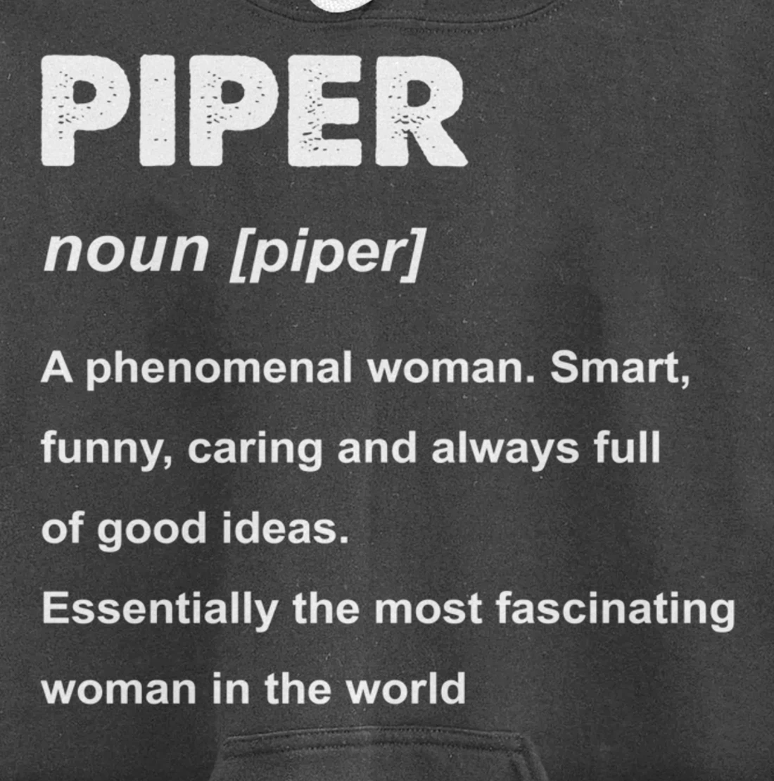 Piper Name Pullover Hoodie