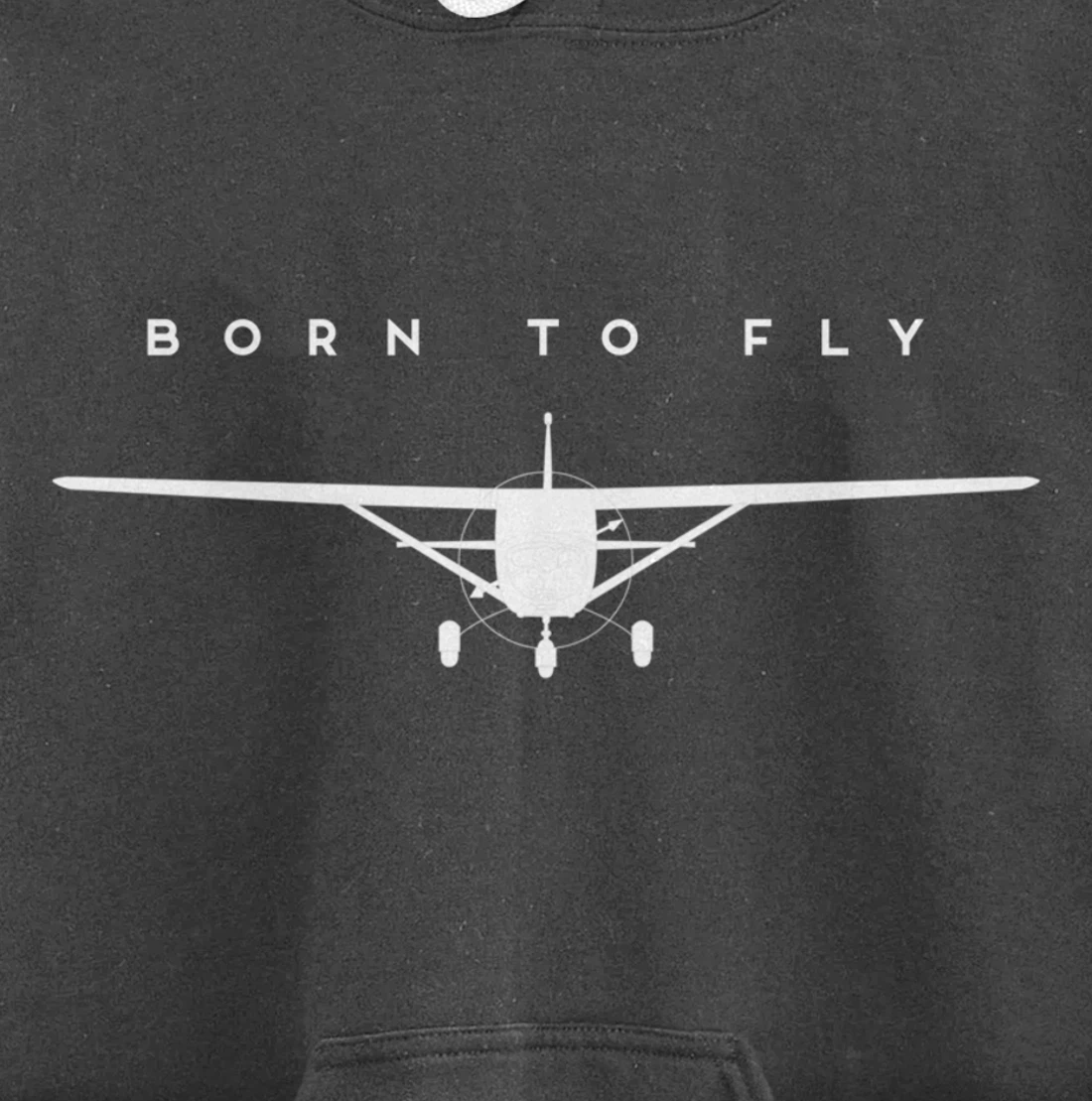 Single Engine Prop Airplane Shirt Born to Fly Pullover Hoodie