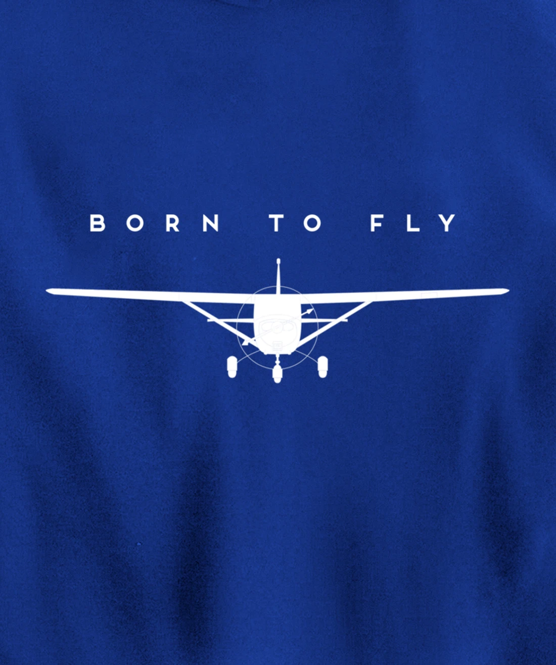 Single Engine Prop Airplane Shirt Born to Fly Pullover Hoodie
