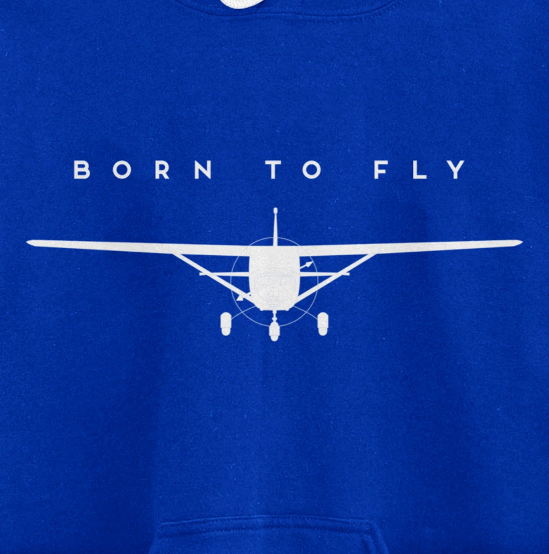 Single Engine Prop Airplane Shirt Born to Fly Pullover Hoodie