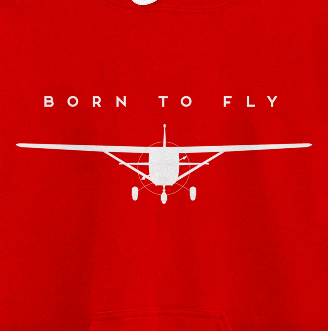 Single Engine Prop Airplane Shirt Born to Fly Pullover Hoodie