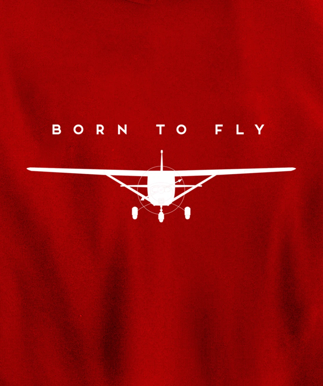 Single Engine Prop Airplane Shirt Born to Fly Pullover Hoodie