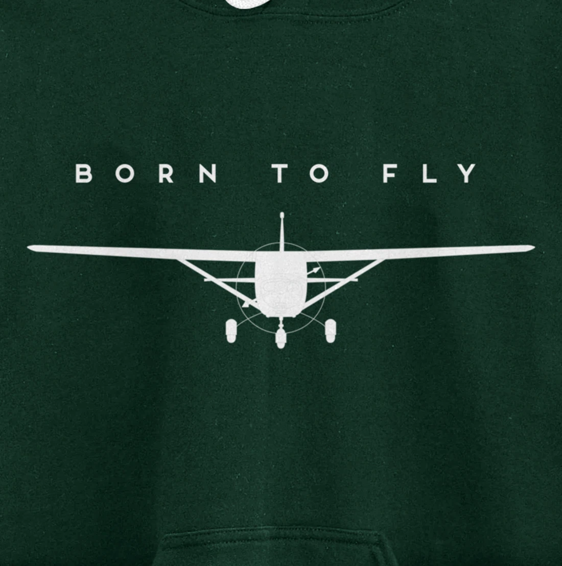 Single Engine Prop Airplane Shirt Born to Fly Pullover Hoodie