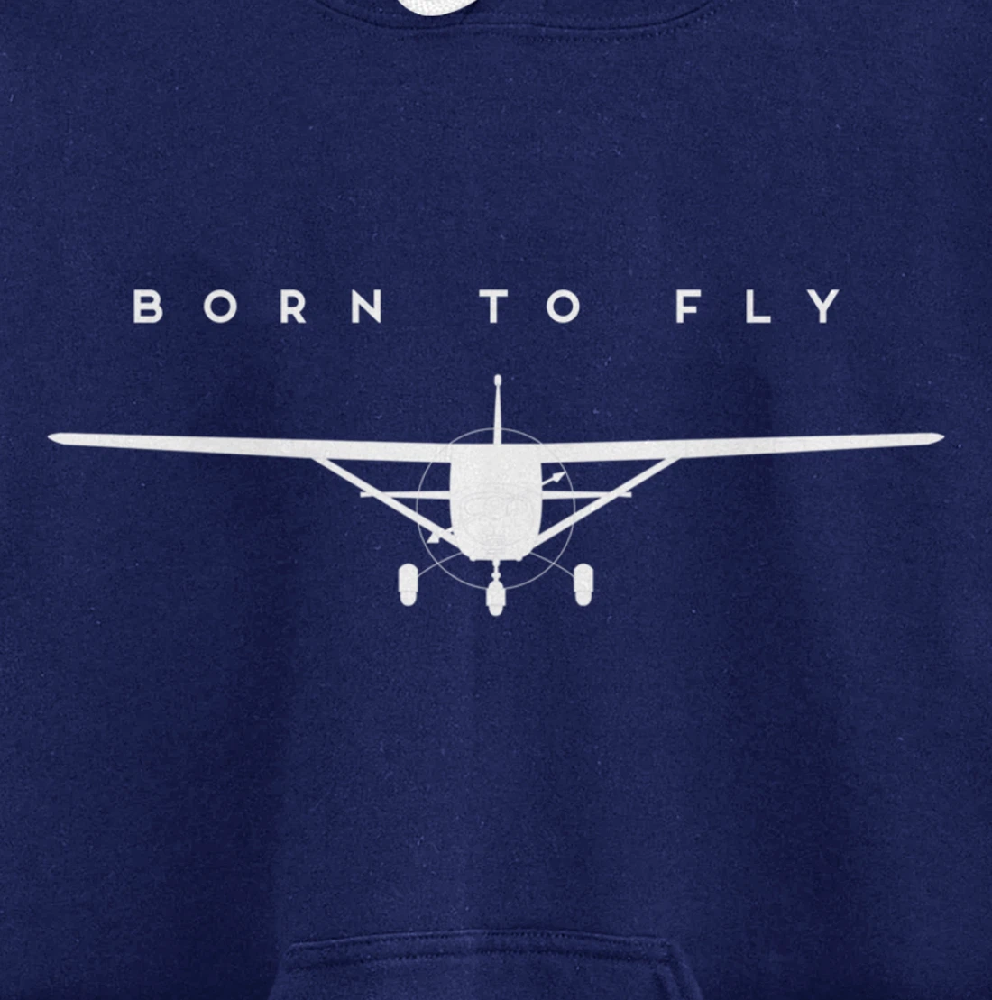 Single Engine Prop Airplane Shirt Born to Fly Pullover Hoodie