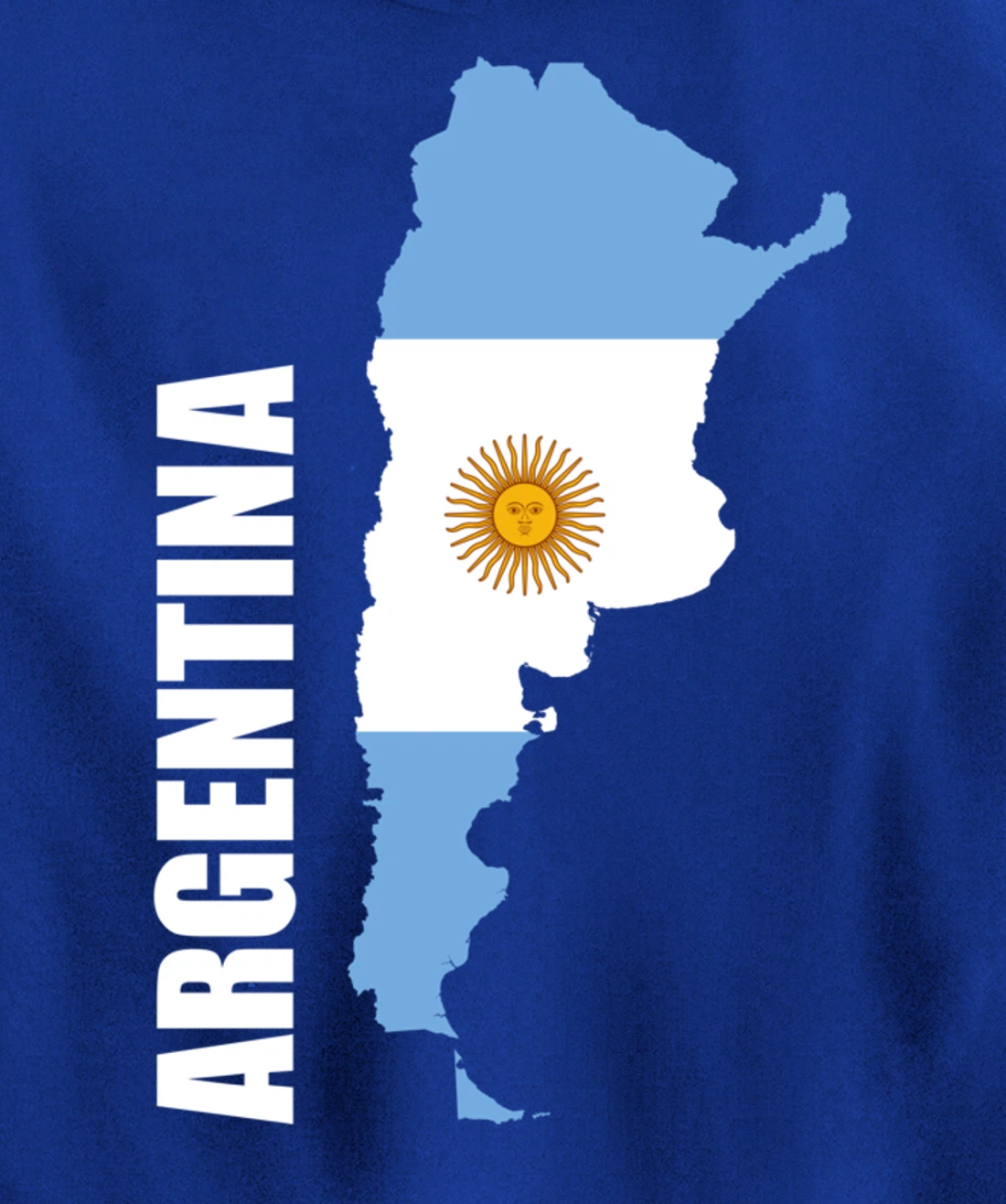 Argentina map flag Pullover Hoodie