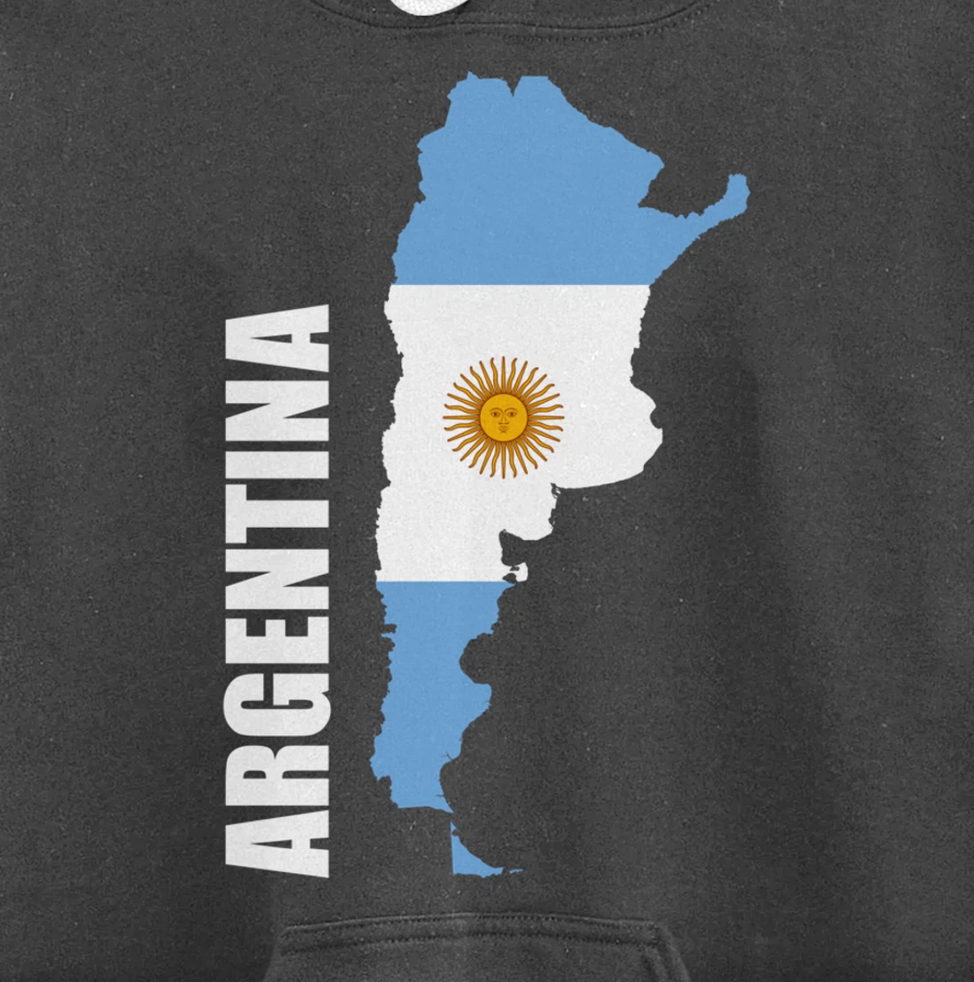 Argentina map flag Pullover Hoodie