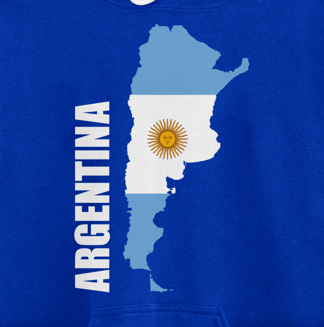 Argentina map flag Pullover Hoodie