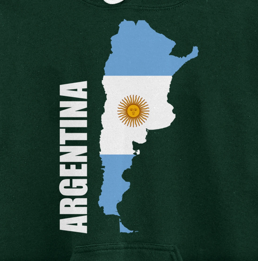 Argentina map flag Pullover Hoodie