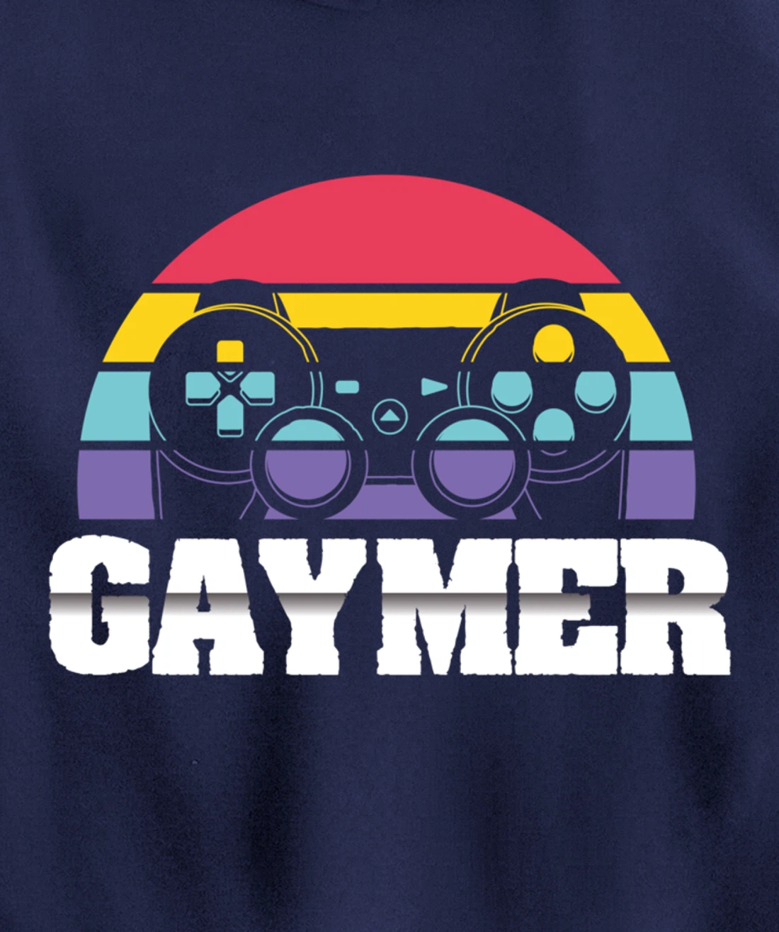 Gaymer Gay Gamer Rainbow Joystick Video Gaming Lover LGBT Pullover Hoodie
