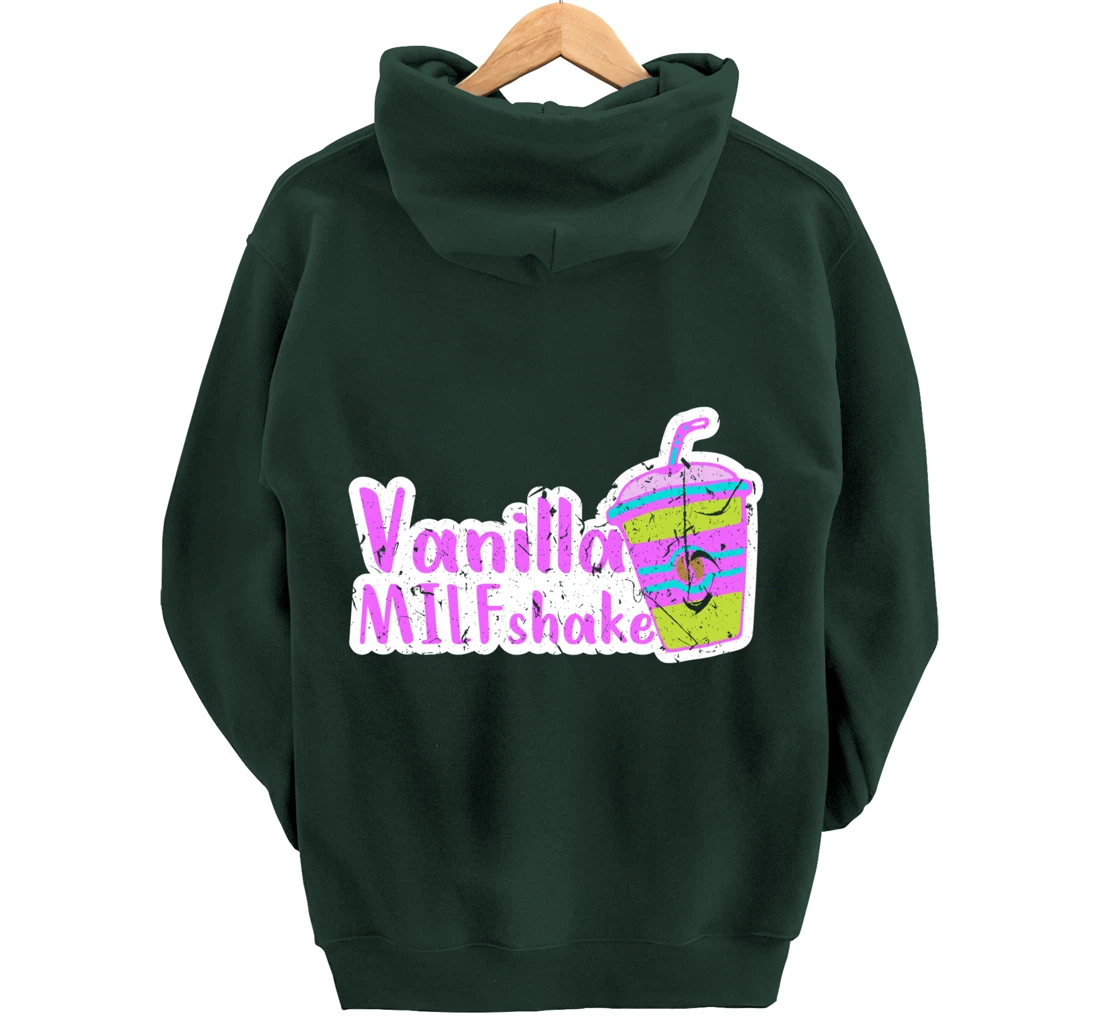 Vanilla MILFshake Funny MILF New Mom Hot Mom Pullover Hoodie