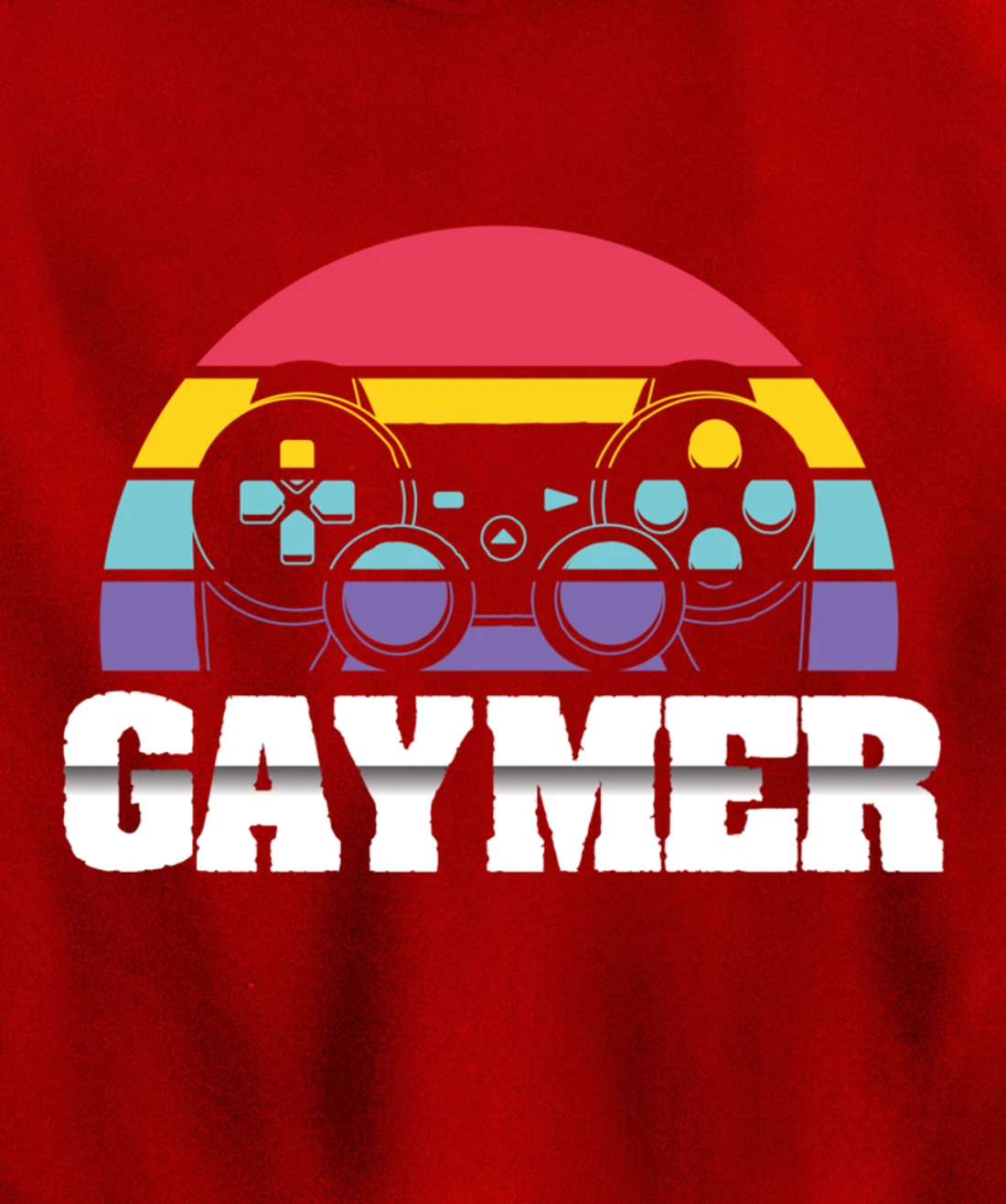 Gaymer Gay Gamer Rainbow Joystick Video Gaming Lover LGBT Pullover Hoodie