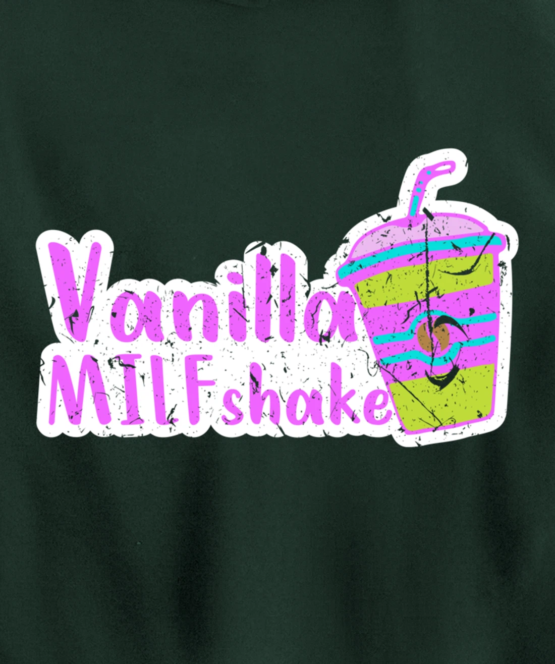 Vanilla MILFshake Funny MILF New Mom Hot Mom Pullover Hoodie