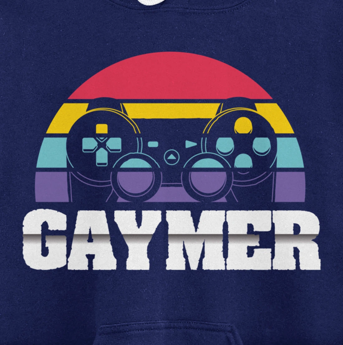Gaymer Gay Gamer Rainbow Joystick Video Gaming Lover LGBT Pullover Hoodie