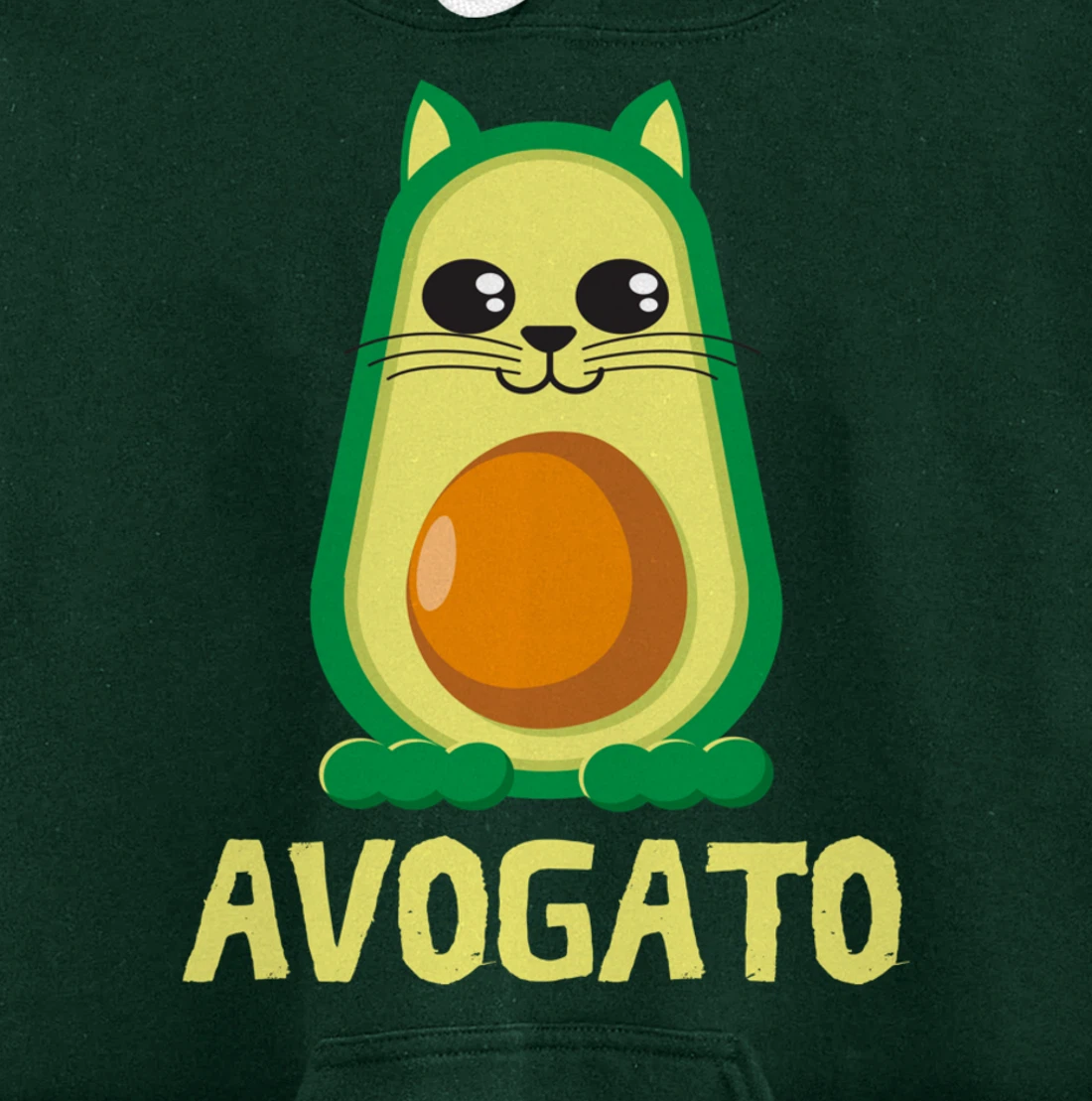 Cool Avogato Cat - Meow Collection For Boys & Girls Pullover Hoodie