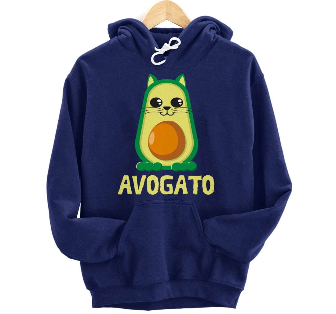 Cool Avogato Cat - Meow Collection For Boys & Girls Pullover Hoodie