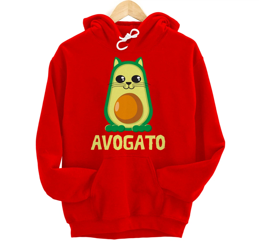 Cool Avogato Cat - Meow Collection For Boys & Girls Pullover Hoodie