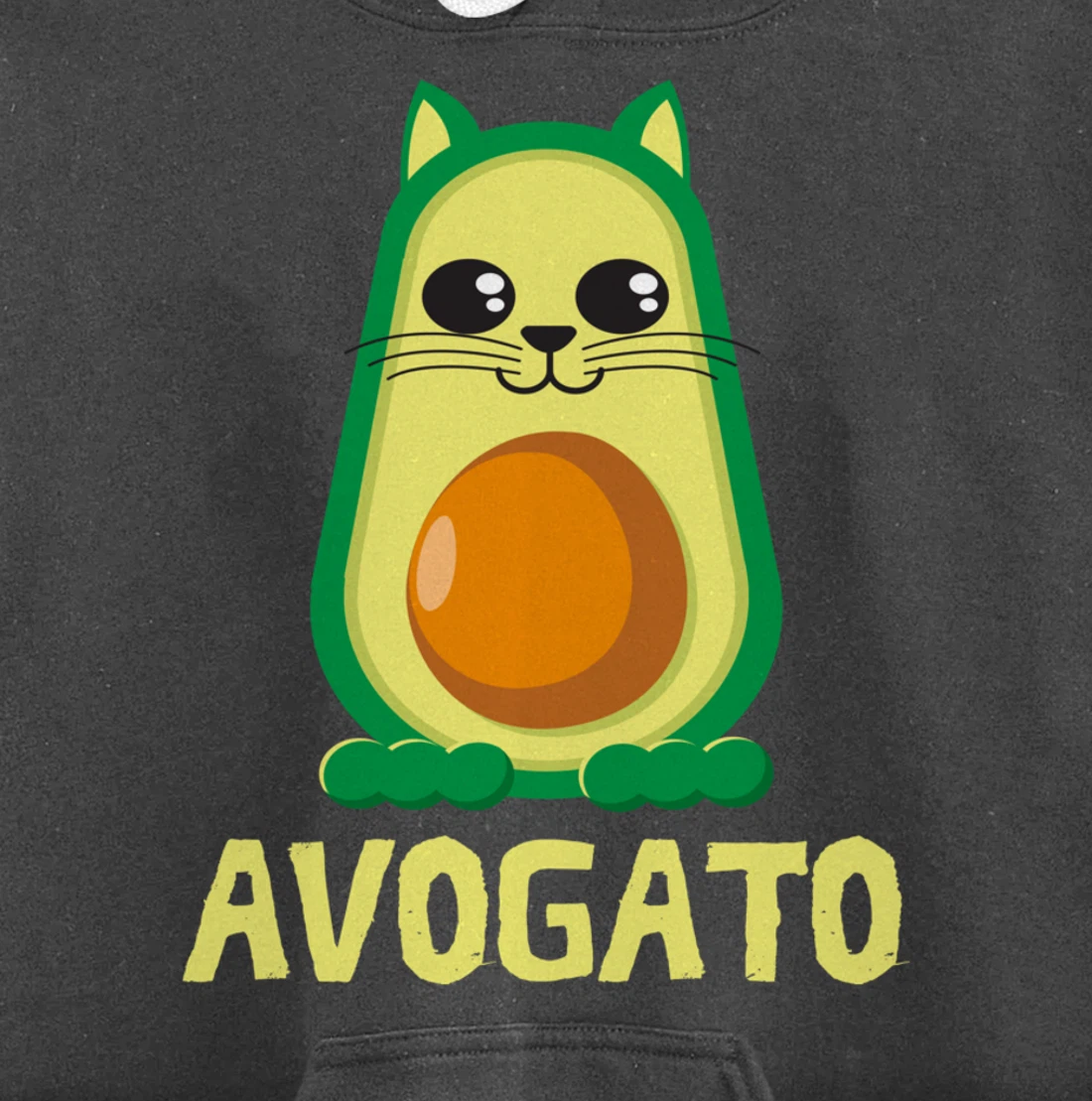 Cool Avogato Cat - Meow Collection For Boys & Girls Pullover Hoodie