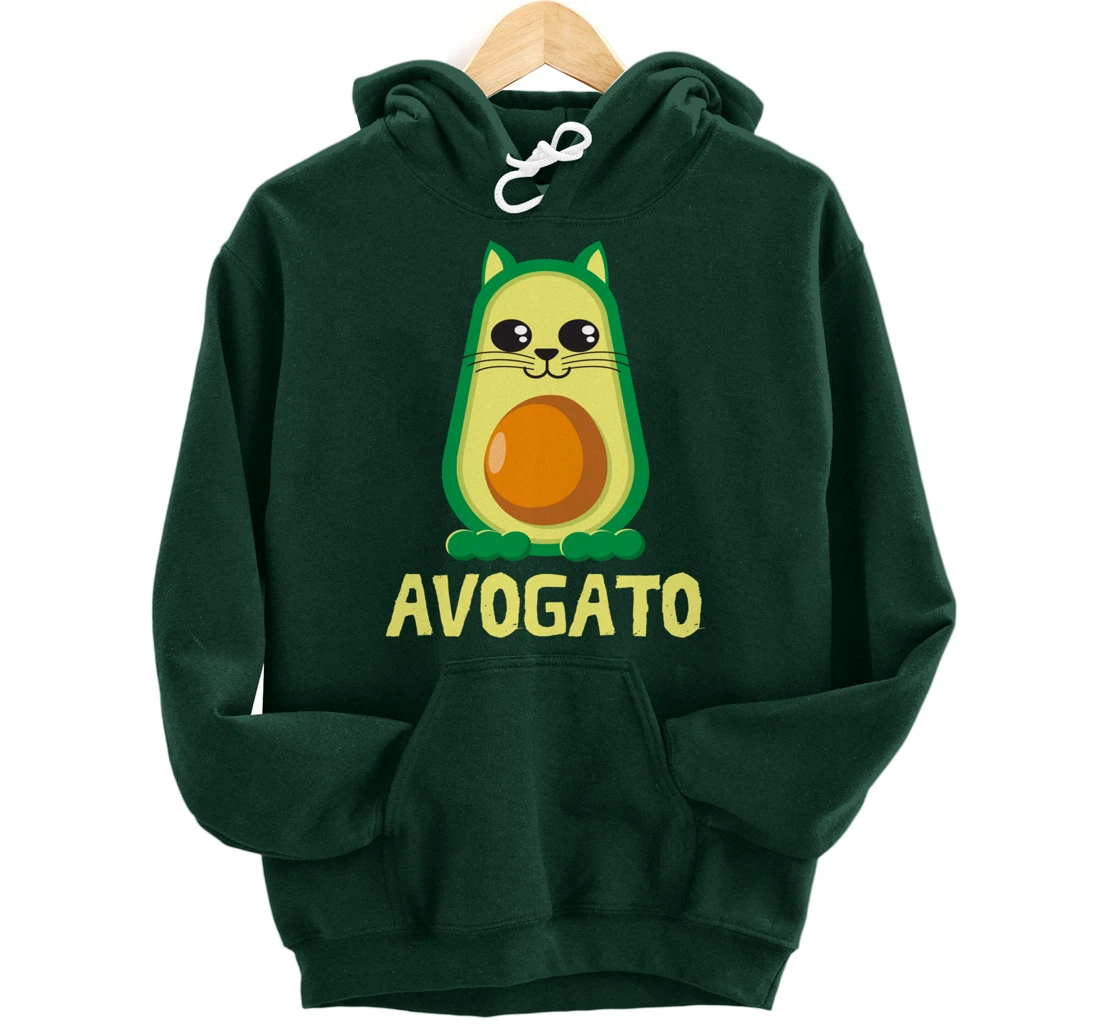 Cool Avogato Cat - Meow Collection For Boys & Girls Pullover Hoodie