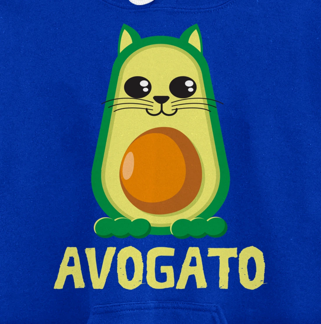 Cool Avogato Cat - Meow Collection For Boys & Girls Pullover Hoodie