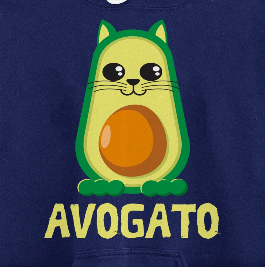 Cool Avogato Cat - Meow Collection For Boys & Girls Pullover Hoodie