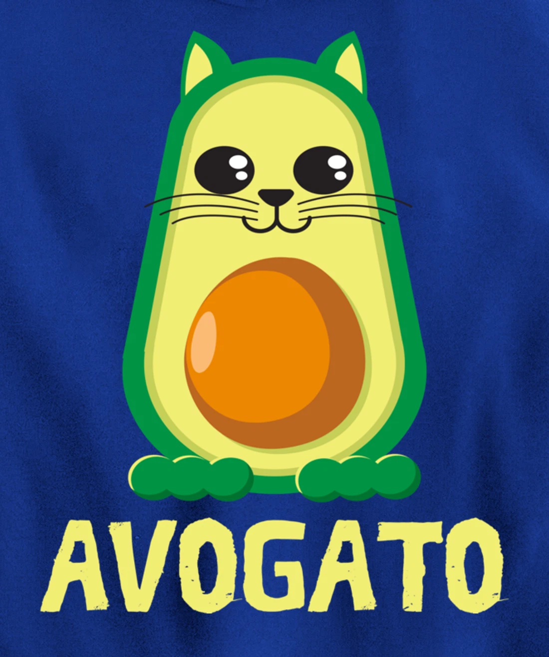 Cool Avogato Cat - Meow Collection For Boys & Girls Pullover Hoodie