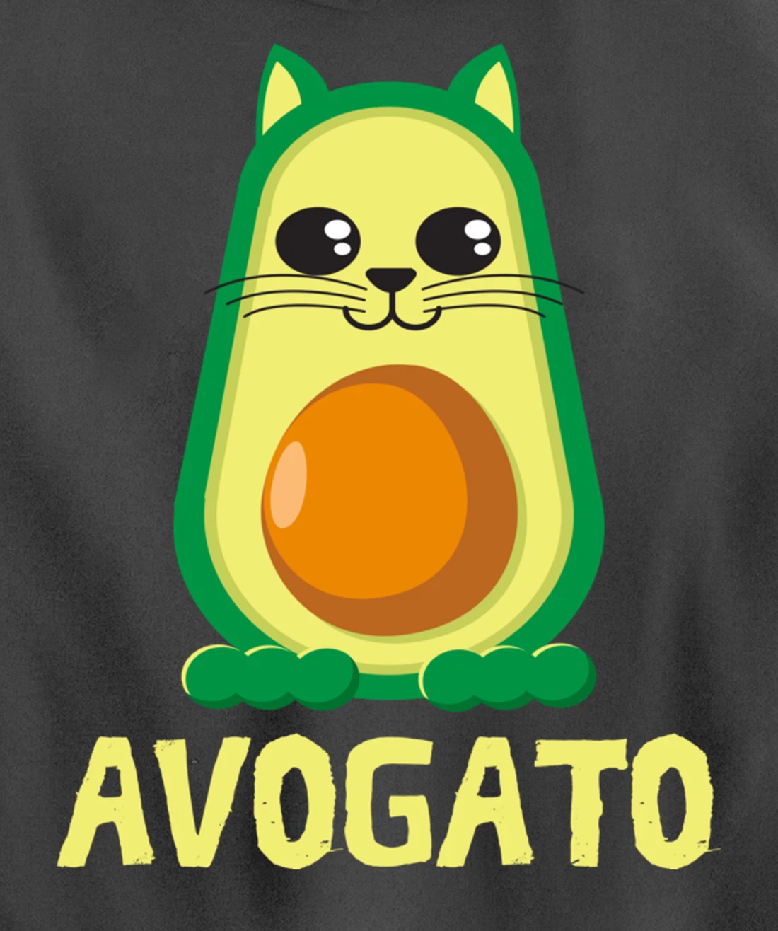 Cool Avogato Cat - Meow Collection For Boys & Girls Pullover Hoodie