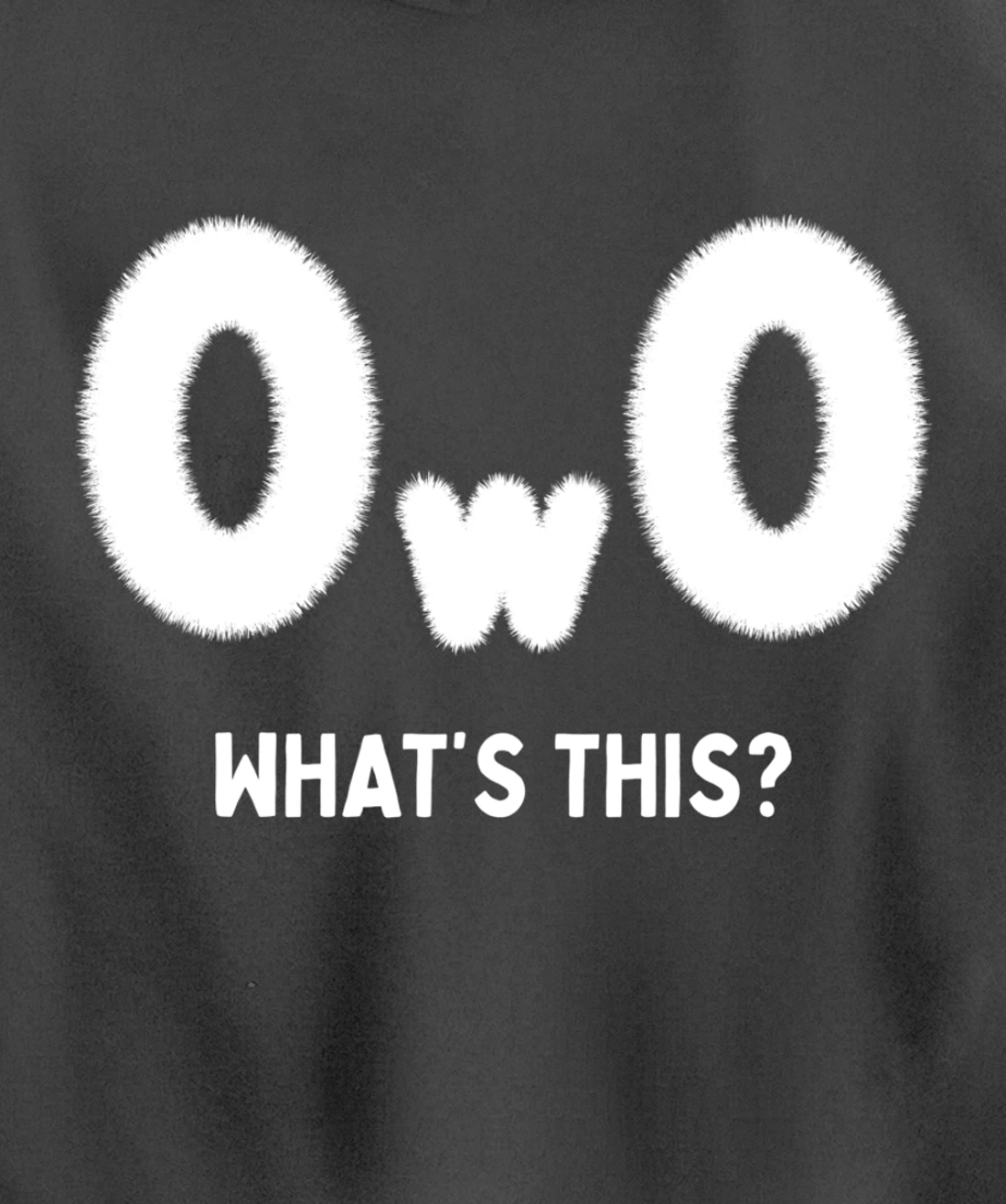 OwO Whats This, Furry Fandom Cosplay Pride Kawaii Anime Meme Pullover Hoodie