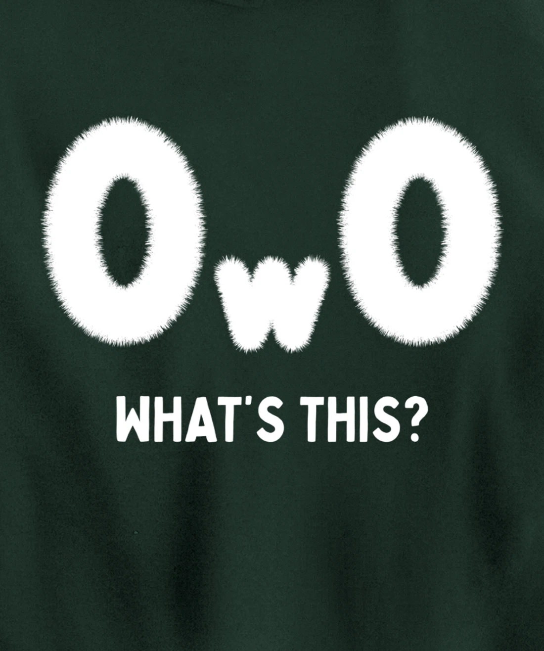 OwO Whats This, Furry Fandom Cosplay Pride Kawaii Anime Meme Pullover Hoodie