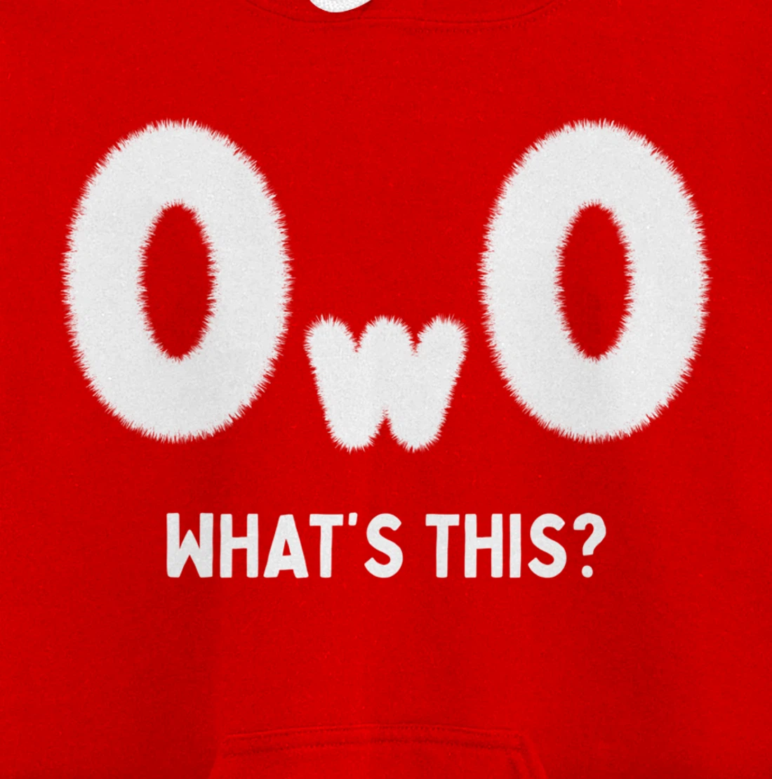 OwO Whats This, Furry Fandom Cosplay Pride Kawaii Anime Meme Pullover Hoodie