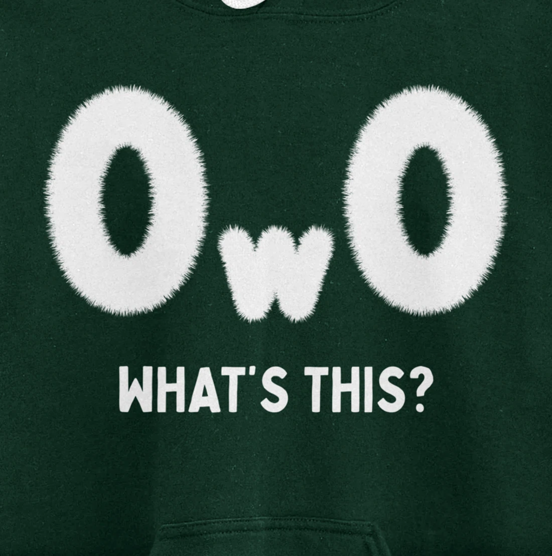 OwO Whats This, Furry Fandom Cosplay Pride Kawaii Anime Meme Pullover Hoodie