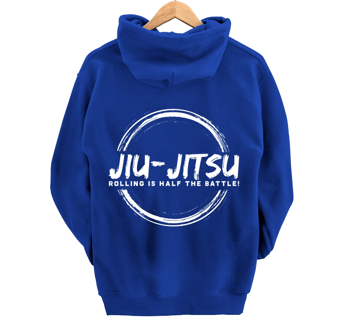 Rolling is The Battle Gift Design BJJ Jiu Jitsu Lover Pullover Hoodie