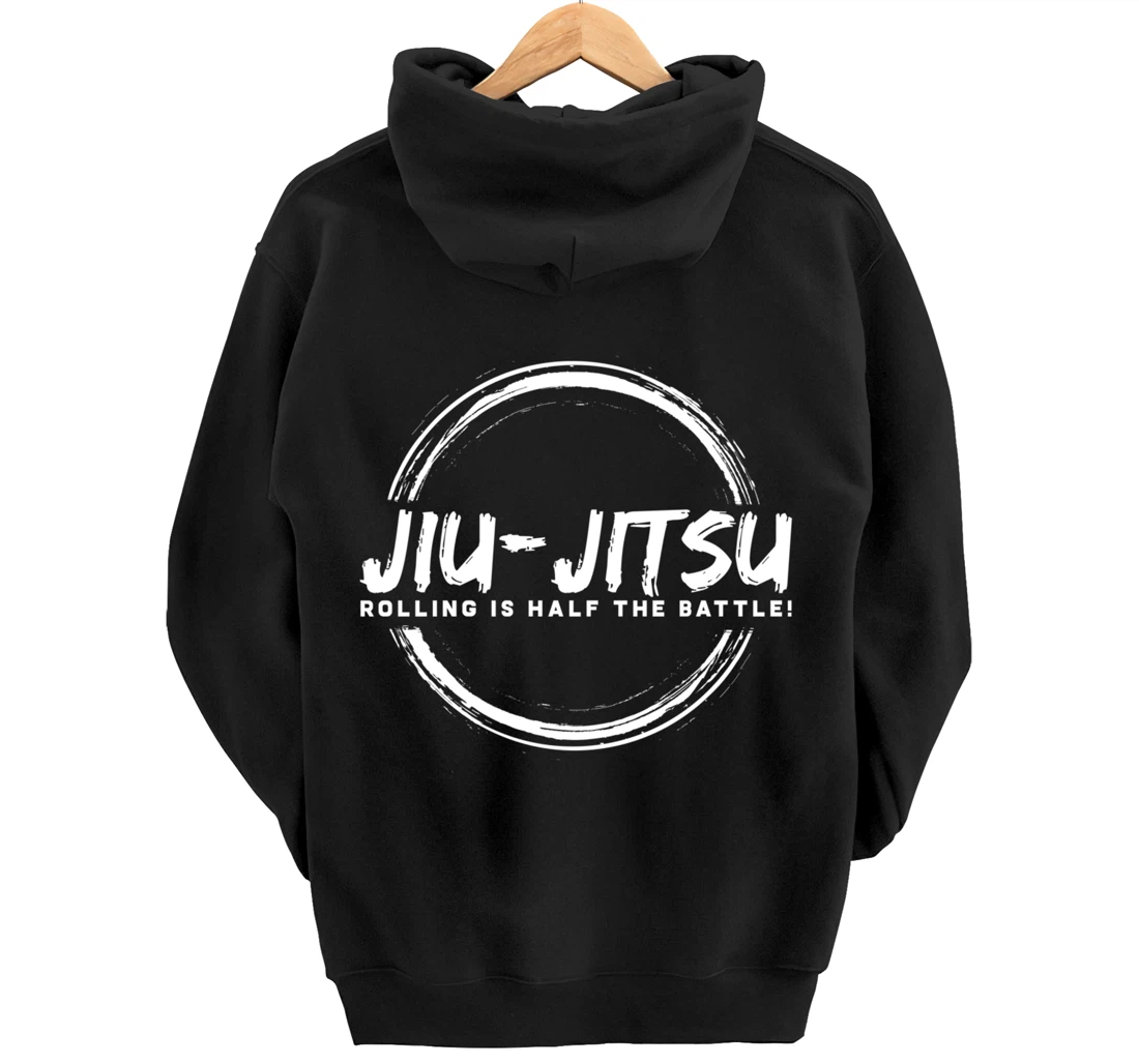 Rolling is The Battle Gift Design BJJ Jiu Jitsu Lover Pullover Hoodie