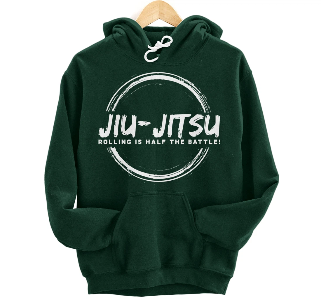 Rolling is The Battle Gift Design BJJ Jiu Jitsu Lover Pullover Hoodie