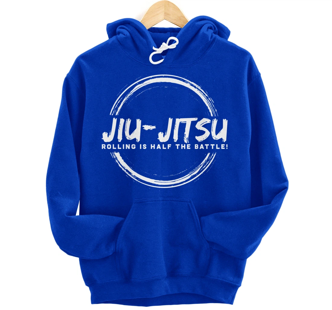 Rolling is The Battle Gift Design BJJ Jiu Jitsu Lover Pullover Hoodie