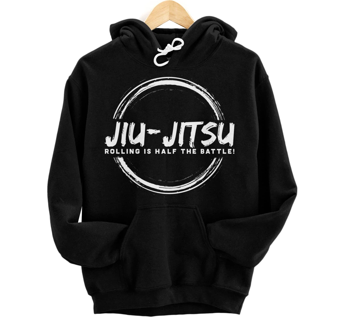 Rolling is The Battle Gift Design BJJ Jiu Jitsu Lover Pullover Hoodie